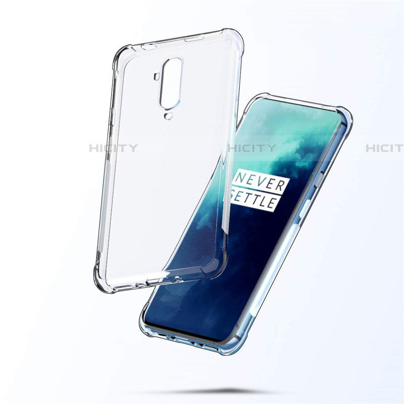 Silikon Schutzhülle Ultra Dünn Tasche Durchsichtig Transparent K04 für OnePlus 7T Pro Klar