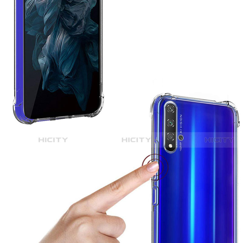 Silikon Schutzhülle Ultra Dünn Tasche Durchsichtig Transparent K05 für Huawei Honor 20S Klar groß