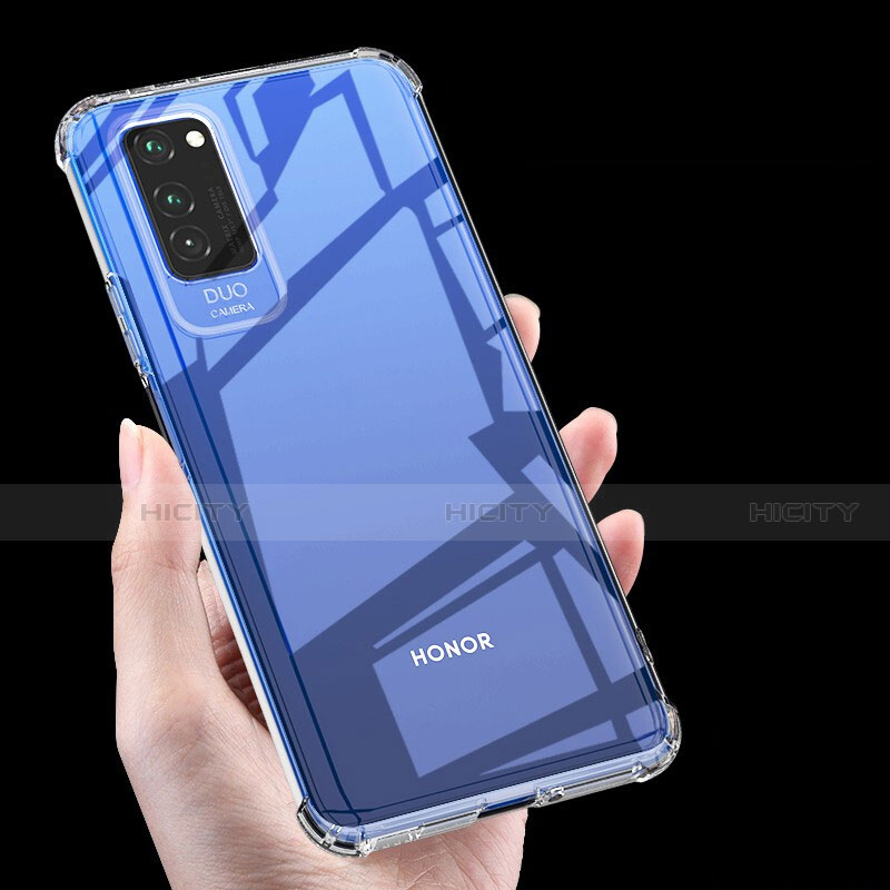 Silikon Schutzhülle Ultra Dünn Tasche Durchsichtig Transparent K05 für Huawei Honor V30 5G Klar