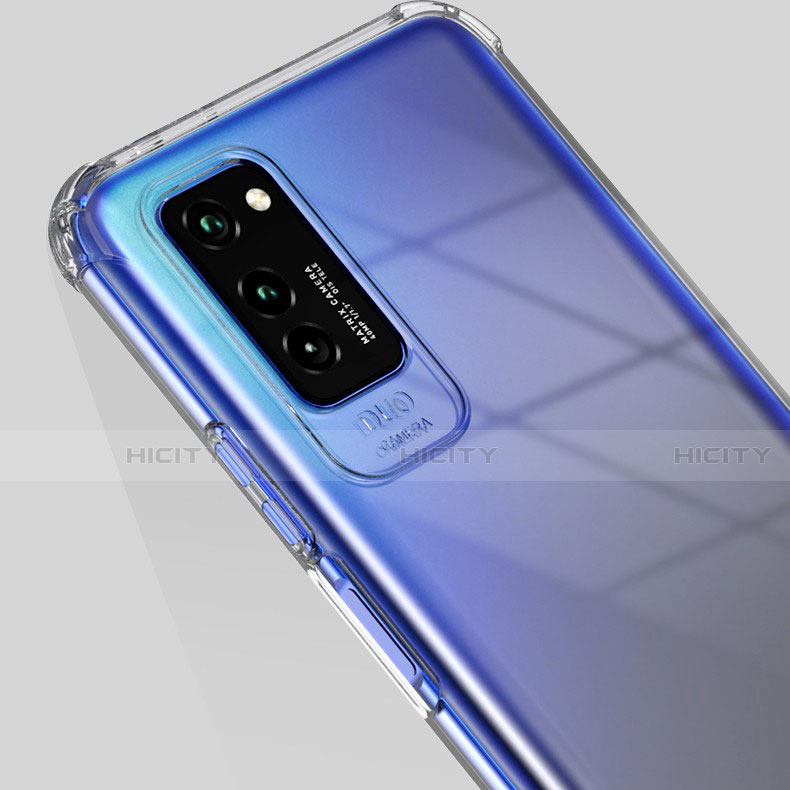 Silikon Schutzhülle Ultra Dünn Tasche Durchsichtig Transparent K05 für Huawei Honor V30 Pro 5G Klar groß