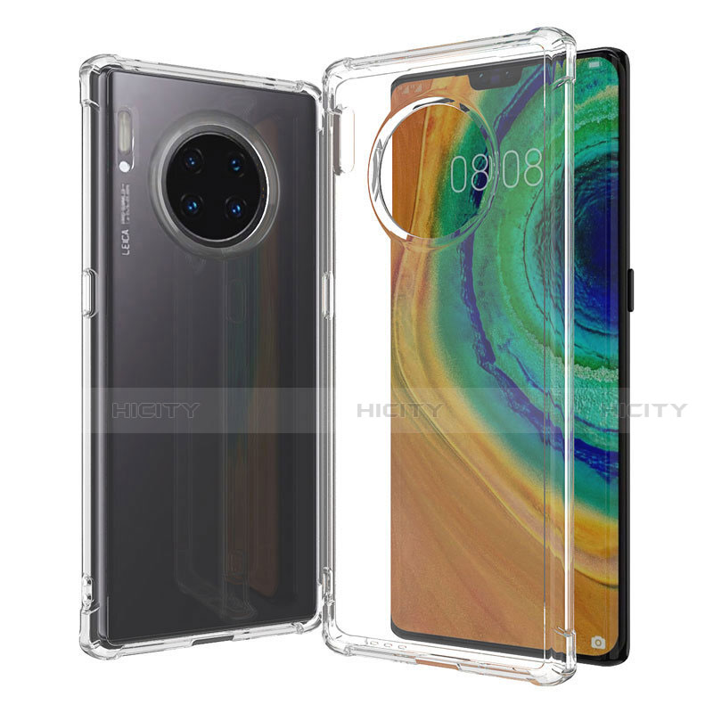 Silikon Schutzhülle Ultra Dünn Tasche Durchsichtig Transparent K05 für Huawei Mate 30 Pro 5G Klar