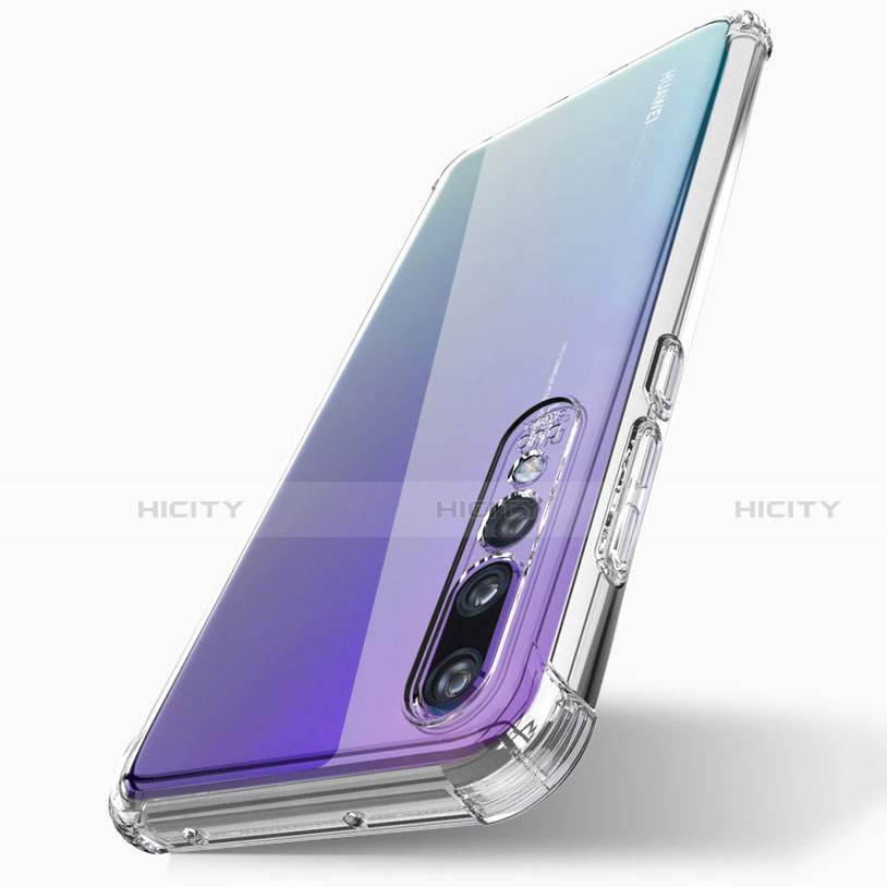 Silikon Schutzhülle Ultra Dünn Tasche Durchsichtig Transparent K05 für Huawei P20 Pro Klar