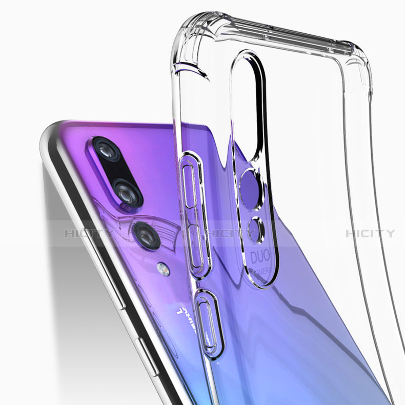 Silikon Schutzhülle Ultra Dünn Tasche Durchsichtig Transparent K05 für Huawei P20 Pro Klar