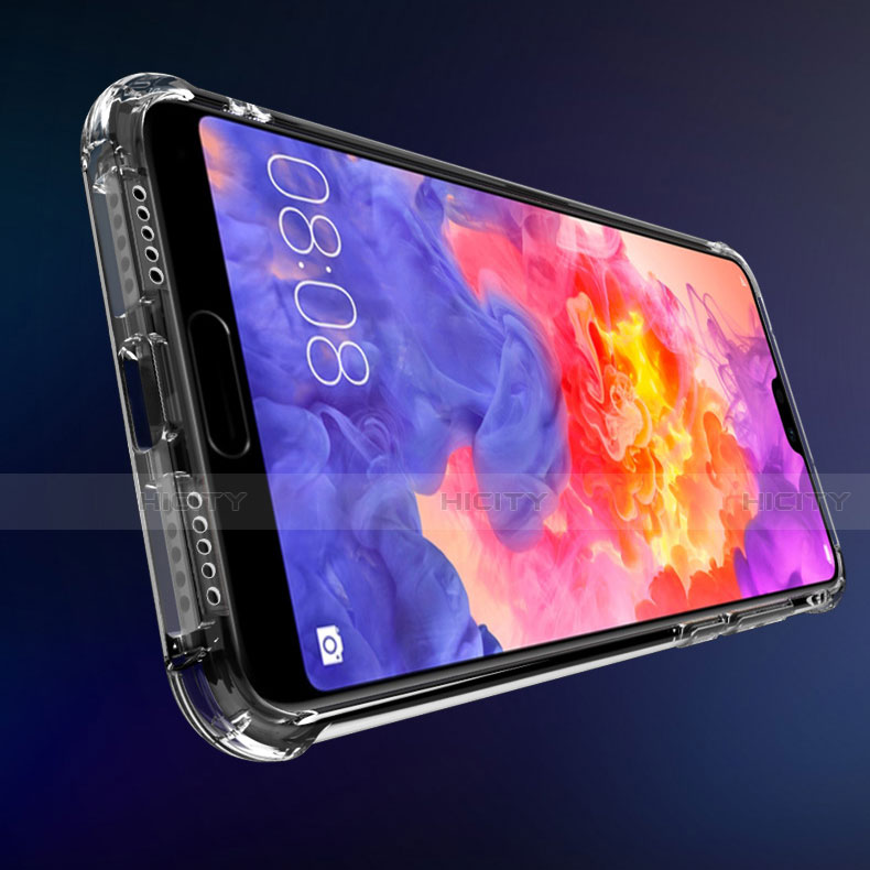 Silikon Schutzhülle Ultra Dünn Tasche Durchsichtig Transparent K05 für Huawei P20 Pro Klar