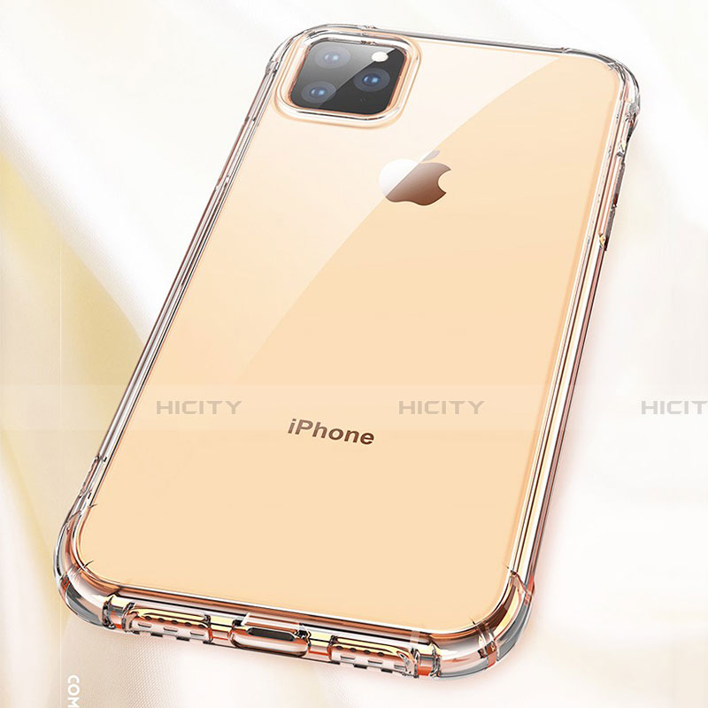 Silikon Schutzhülle Ultra Dünn Tasche Durchsichtig Transparent M01 für Apple iPhone 11 Pro Klar