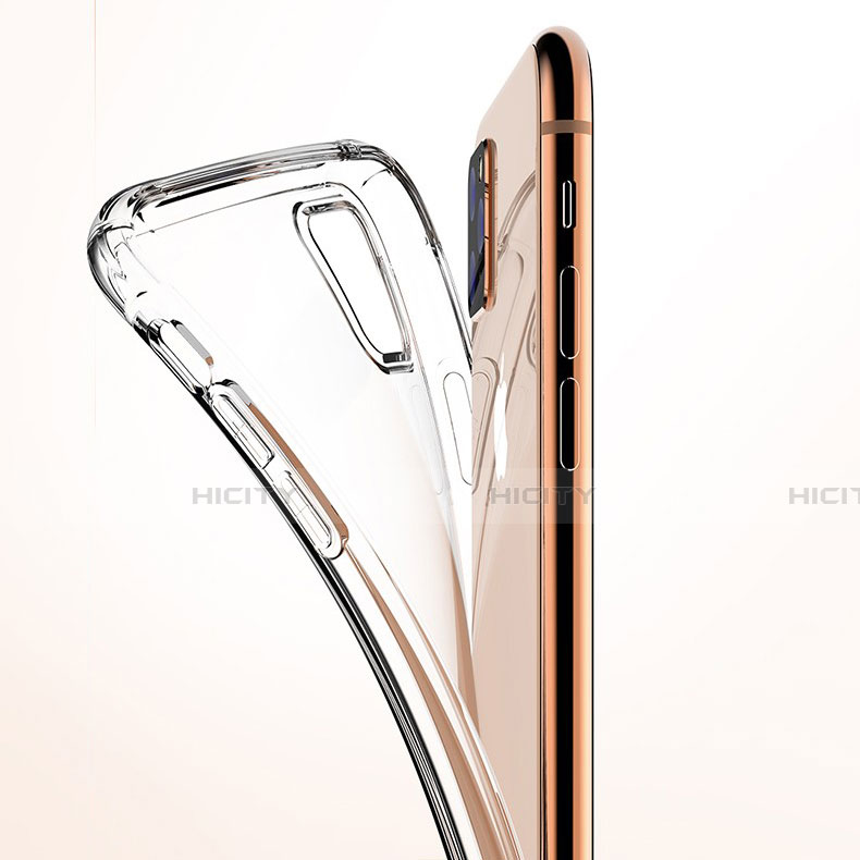 Silikon Schutzhülle Ultra Dünn Tasche Durchsichtig Transparent M01 für Apple iPhone 11 Pro Klar