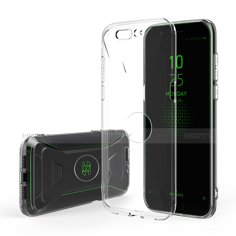 Silikon Schutzhülle Ultra Dünn Tasche Durchsichtig Transparent R01 für Xiaomi Black Shark Klar