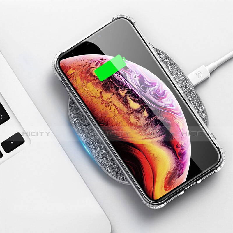 Silikon Schutzhülle Ultra Dünn Tasche Durchsichtig Transparent R02 für Apple iPhone X Klar groß