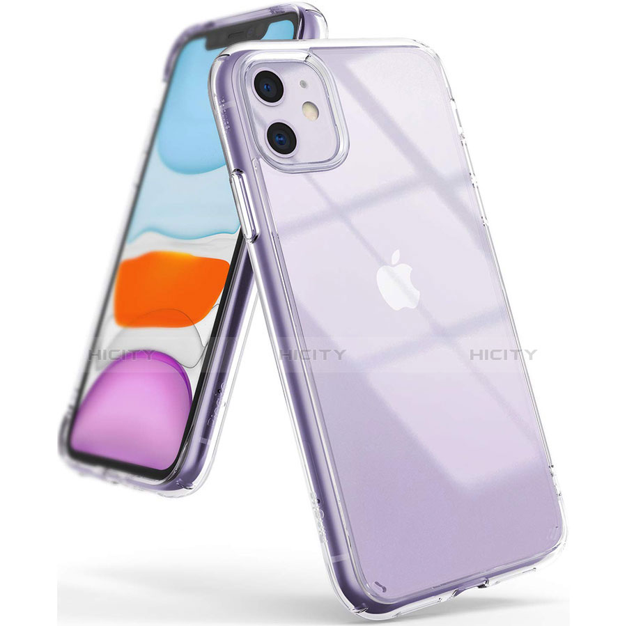 Silikon Schutzhülle Ultra Dünn Tasche Durchsichtig Transparent S01 für Apple iPhone 11 Klar Plus