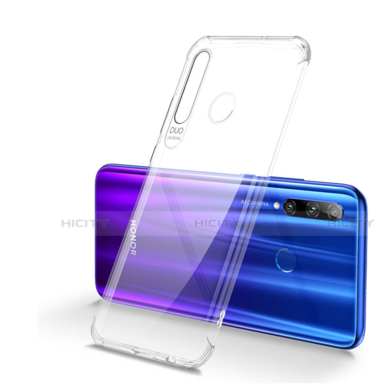 Silikon Schutzhülle Ultra Dünn Tasche Durchsichtig Transparent S01 für Huawei Honor 10i groß