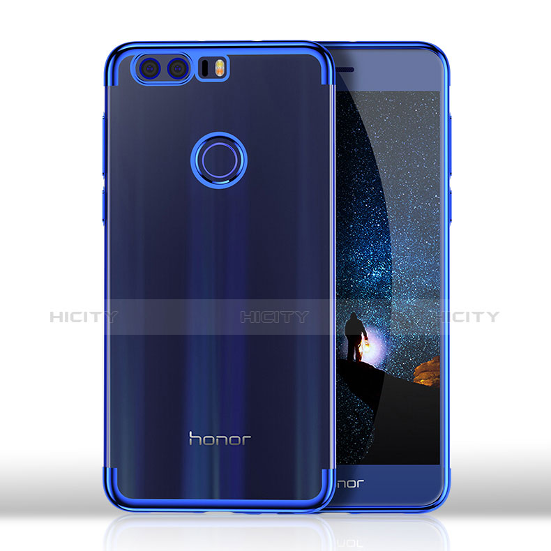 Silikon Schutzhülle Ultra Dünn Tasche Durchsichtig Transparent S01 für Huawei Honor 8