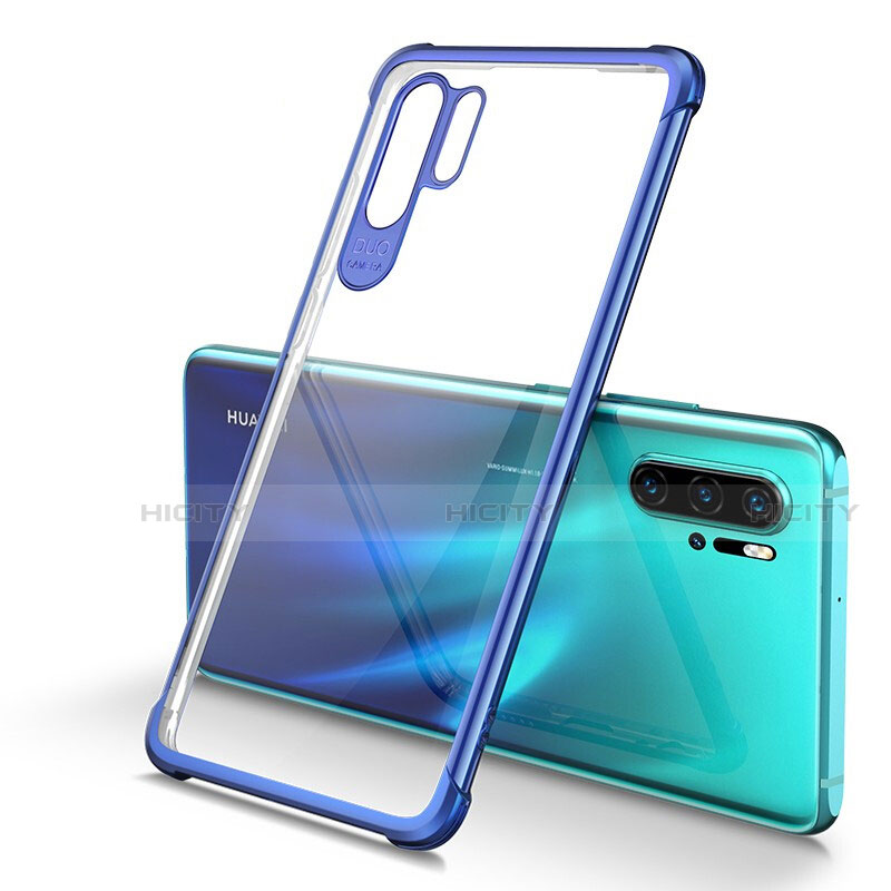 Silikon Schutzhülle Ultra Dünn Tasche Durchsichtig Transparent S01 für Huawei P30 Pro New Edition groß