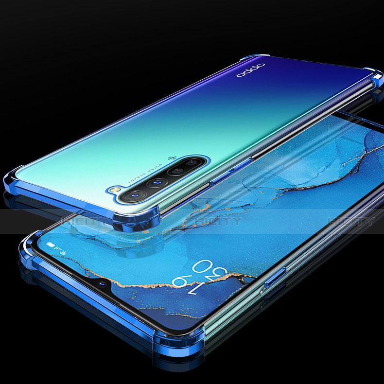 Silikon Schutzhülle Ultra Dünn Tasche Durchsichtig Transparent S01 für Oppo F15