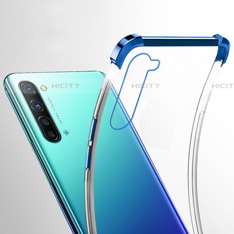 Silikon Schutzhülle Ultra Dünn Tasche Durchsichtig Transparent S01 für Oppo Find X2 Lite groß