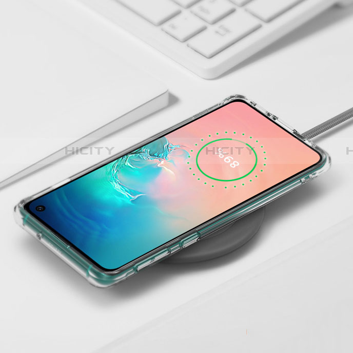 Silikon Schutzhülle Ultra Dünn Tasche Durchsichtig Transparent S01 für Samsung Galaxy S10 5G