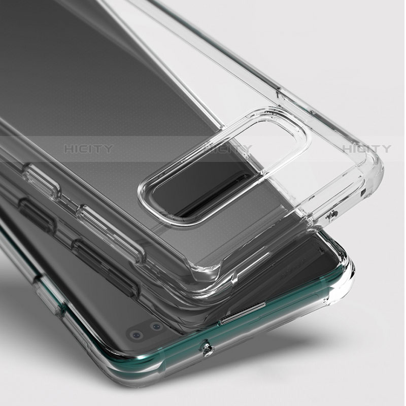 Silikon Schutzhülle Ultra Dünn Tasche Durchsichtig Transparent S01 für Samsung Galaxy S10 5G