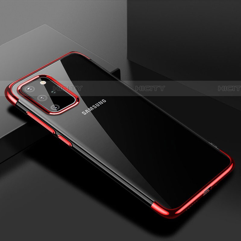 Silikon Schutzhülle Ultra Dünn Tasche Durchsichtig Transparent S01 für Samsung Galaxy S20 Plus groß
