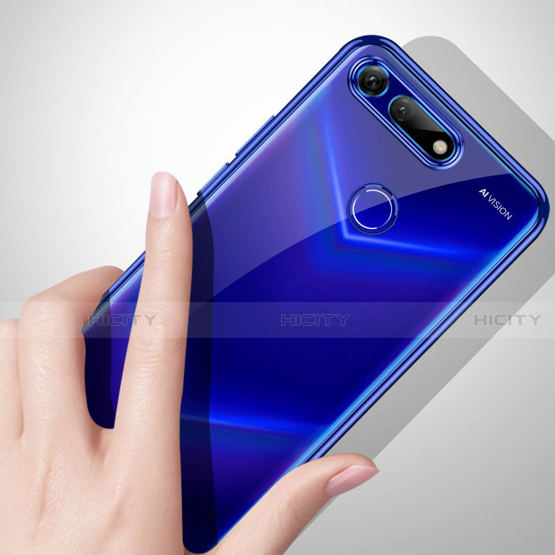 Silikon Schutzhülle Ultra Dünn Tasche Durchsichtig Transparent S02 für Huawei Honor View 20