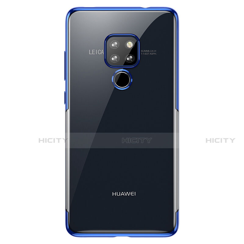 Silikon Schutzhülle Ultra Dünn Tasche Durchsichtig Transparent S02 für Huawei Mate 20