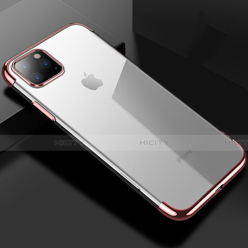 Silikon Schutzhülle Ultra Dünn Tasche Durchsichtig Transparent S03 für Apple iPhone 11 Pro