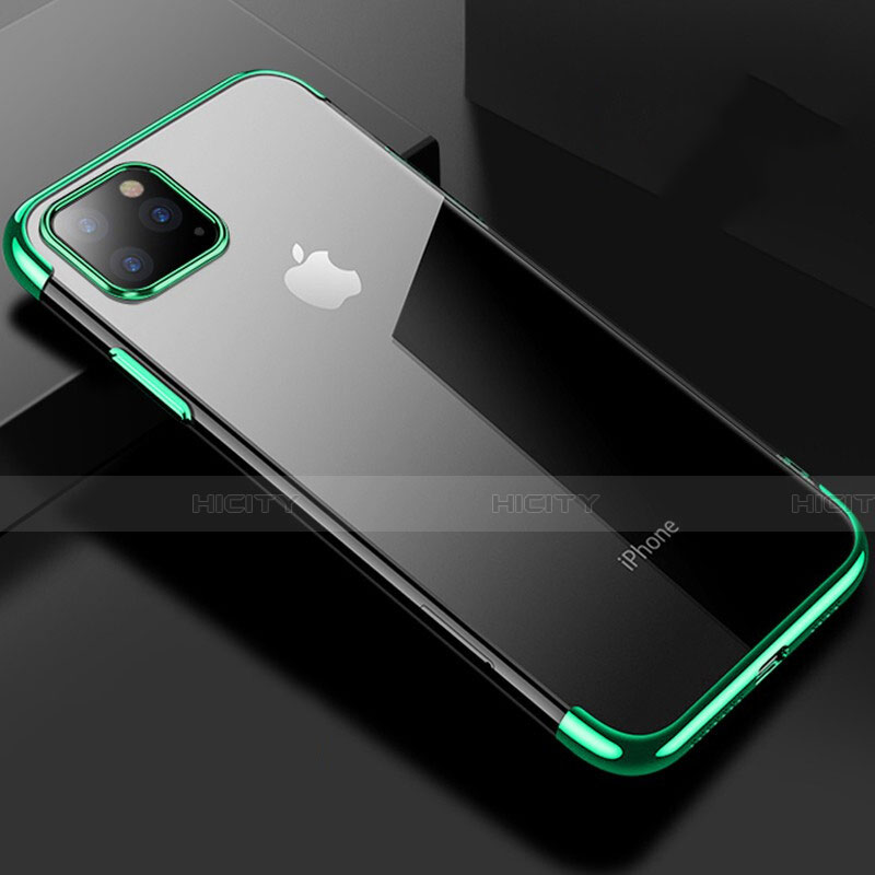 Silikon Schutzhülle Ultra Dünn Tasche Durchsichtig Transparent S03 für Apple iPhone 11 Pro