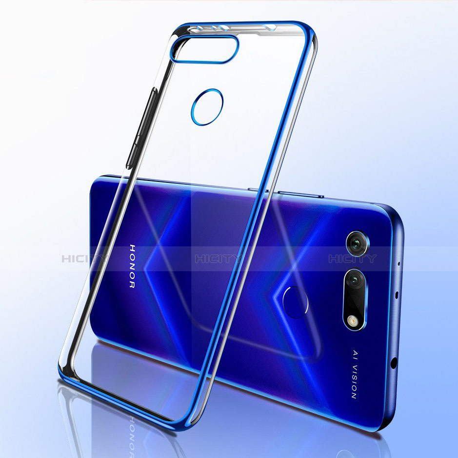 Silikon Schutzhülle Ultra Dünn Tasche Durchsichtig Transparent S03 für Huawei Honor V20 groß