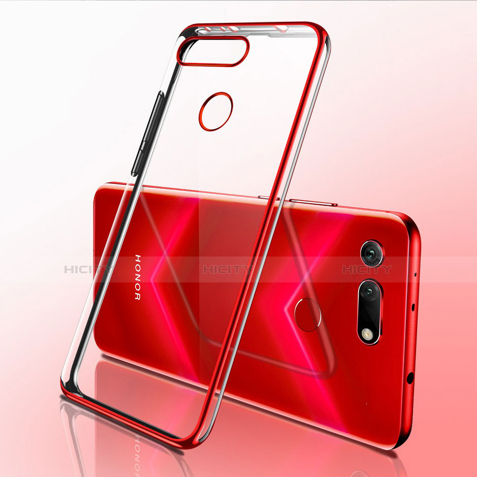 Silikon Schutzhülle Ultra Dünn Tasche Durchsichtig Transparent S03 für Huawei Honor V20