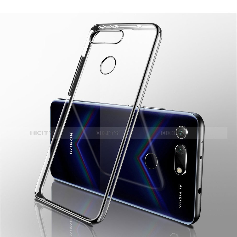 Silikon Schutzhülle Ultra Dünn Tasche Durchsichtig Transparent S03 für Huawei Honor V20