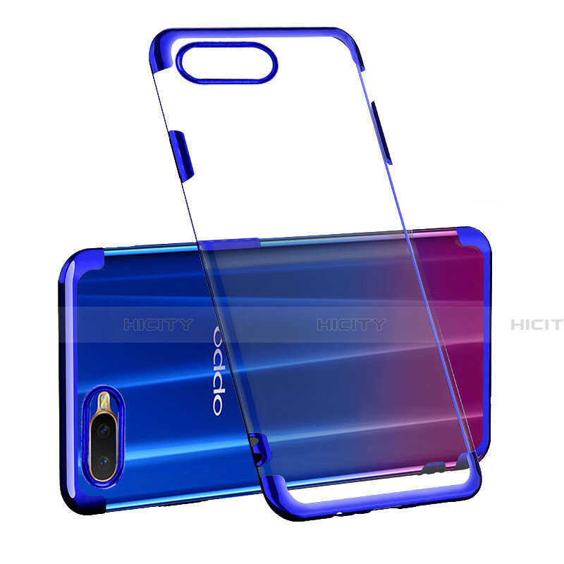 Silikon Schutzhülle Ultra Dünn Tasche Durchsichtig Transparent S03 für Oppo R15X