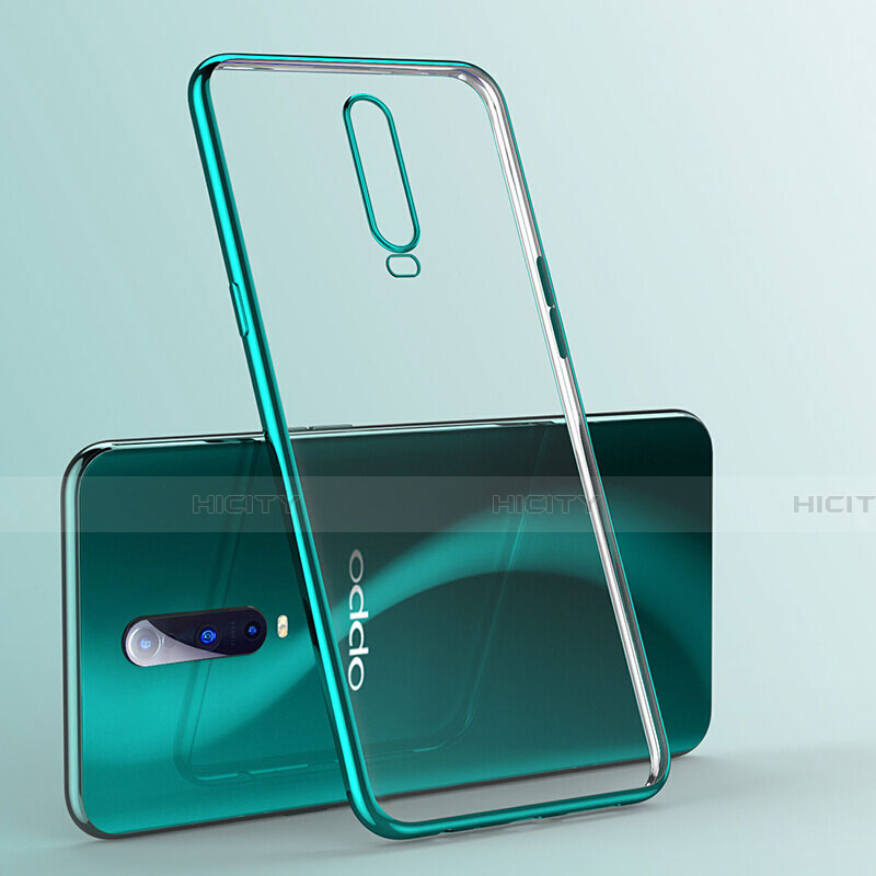 Silikon Schutzhülle Ultra Dünn Tasche Durchsichtig Transparent S03 für Oppo R17 Pro groß