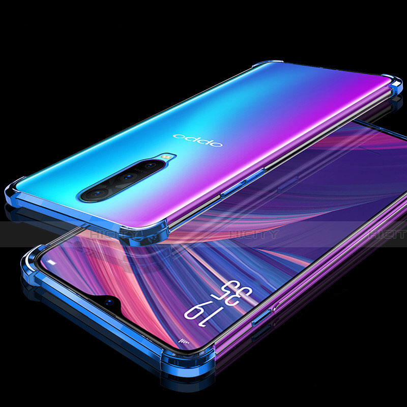 Silikon Schutzhülle Ultra Dünn Tasche Durchsichtig Transparent S05 für Oppo R17 Pro