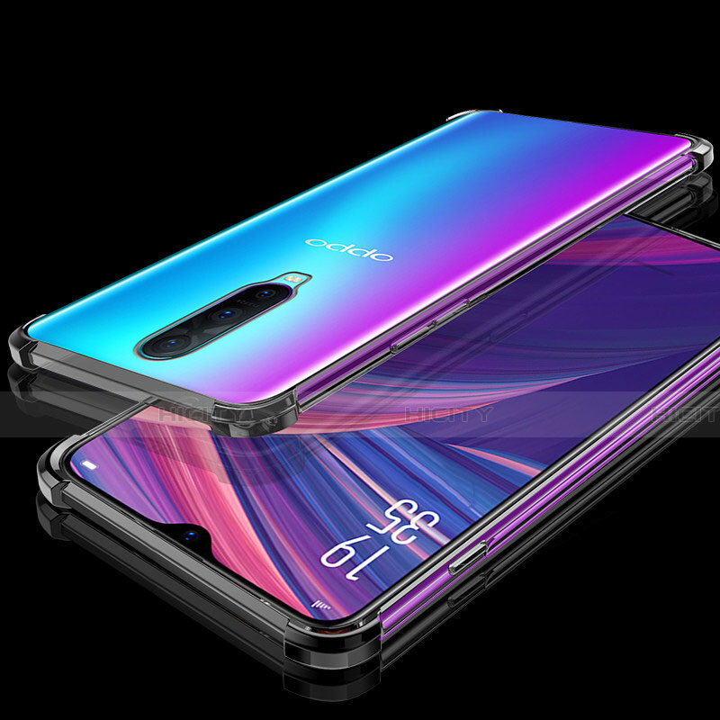 Silikon Schutzhülle Ultra Dünn Tasche Durchsichtig Transparent S05 für Oppo R17 Pro