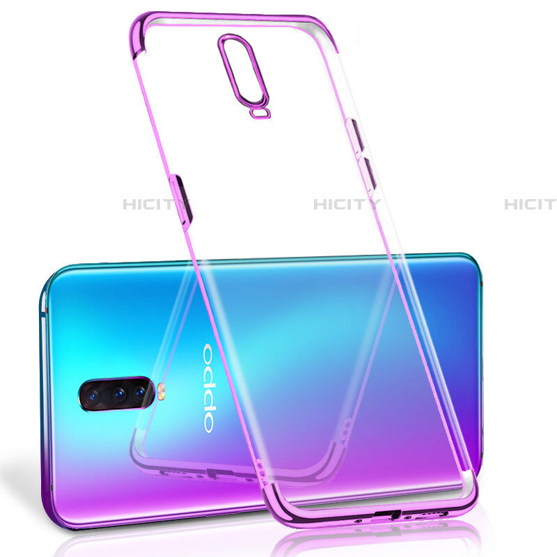 Silikon Schutzhülle Ultra Dünn Tasche Durchsichtig Transparent S06 für Oppo RX17 Pro groß