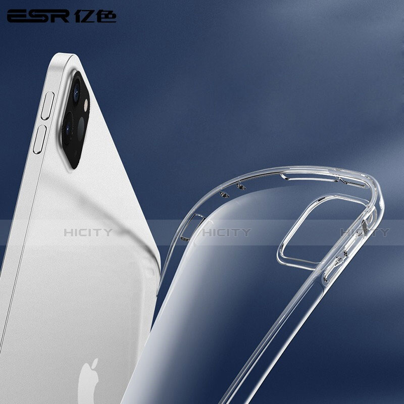 Silikon Schutzhülle Ultra Dünn Tasche Durchsichtig Transparent T02 für Apple iPad Pro 12.9 (2020) Klar groß