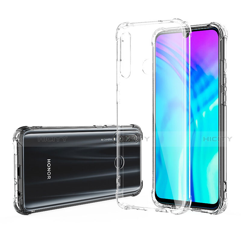 Silikon Schutzhülle Ultra Dünn Tasche Durchsichtig Transparent T02 für Huawei Enjoy 9s Klar