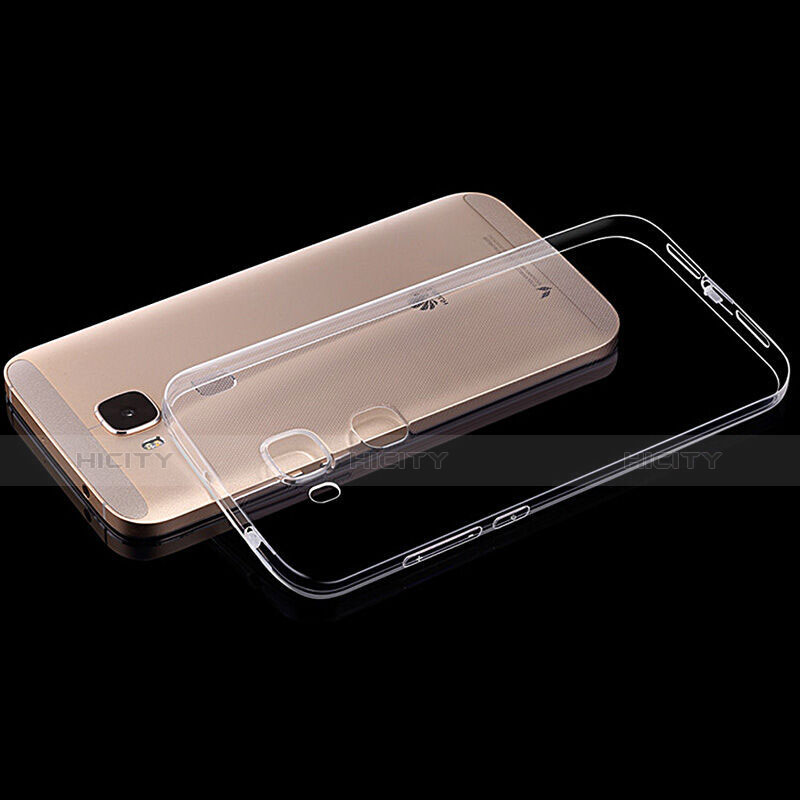 Silikon Schutzhülle Ultra Dünn Tasche Durchsichtig Transparent T02 für Huawei G7 Plus Klar