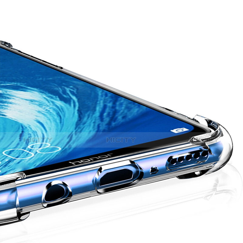 Silikon Schutzhülle Ultra Dünn Tasche Durchsichtig Transparent T02 für Huawei Honor 10 Lite Klar