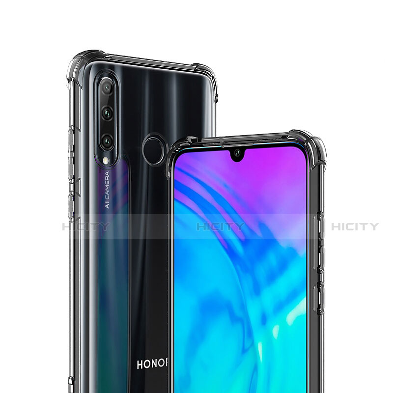 Silikon Schutzhülle Ultra Dünn Tasche Durchsichtig Transparent T02 für Huawei Honor 20 Lite Klar