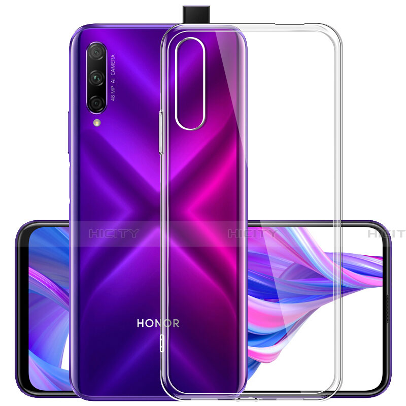 Silikon Schutzhülle Ultra Dünn Tasche Durchsichtig Transparent T02 für Huawei Honor 9X Pro Klar