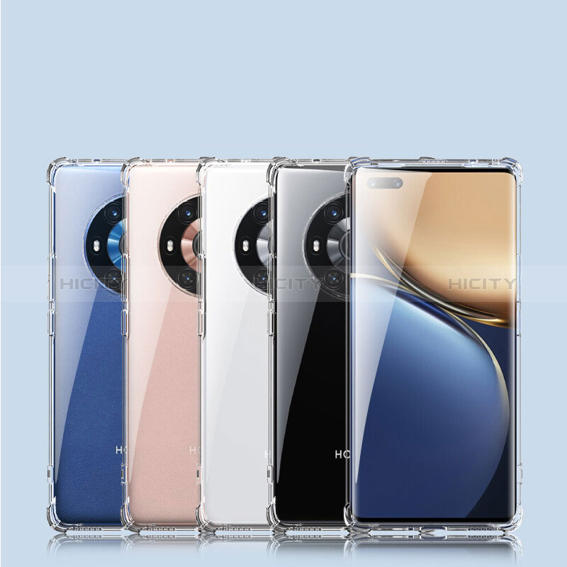 Silikon Schutzhülle Ultra Dünn Tasche Durchsichtig Transparent T02 für Huawei Honor Magic3 5G Klar