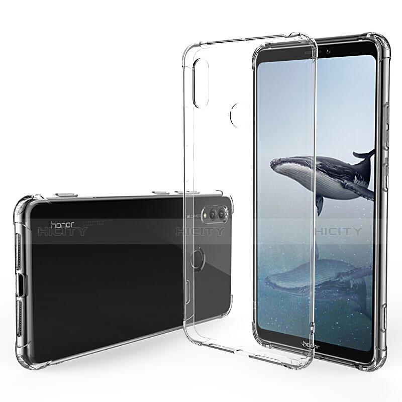 Silikon Schutzhülle Ultra Dünn Tasche Durchsichtig Transparent T02 für Huawei Honor Note 10 Klar