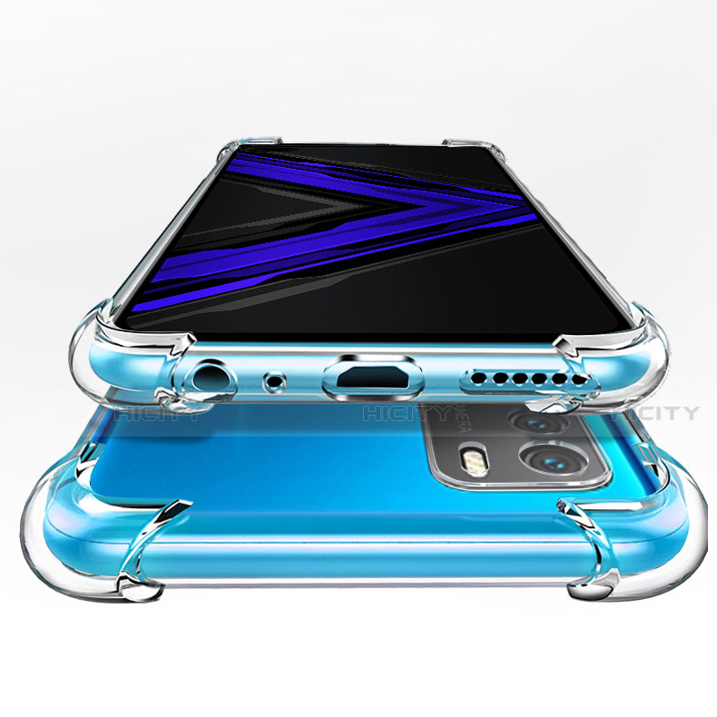 Silikon Schutzhülle Ultra Dünn Tasche Durchsichtig Transparent T02 für Huawei Honor Play4 5G Klar