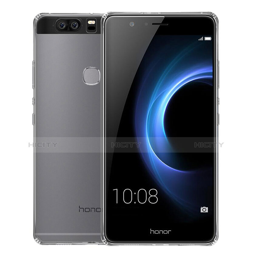 Silikon Schutzhülle Ultra Dünn Tasche Durchsichtig Transparent T02 für Huawei Honor V8 Klar