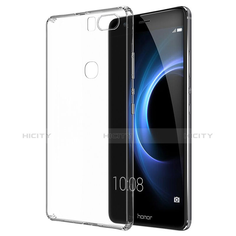 Silikon Schutzhülle Ultra Dünn Tasche Durchsichtig Transparent T02 für Huawei Honor V8 Klar