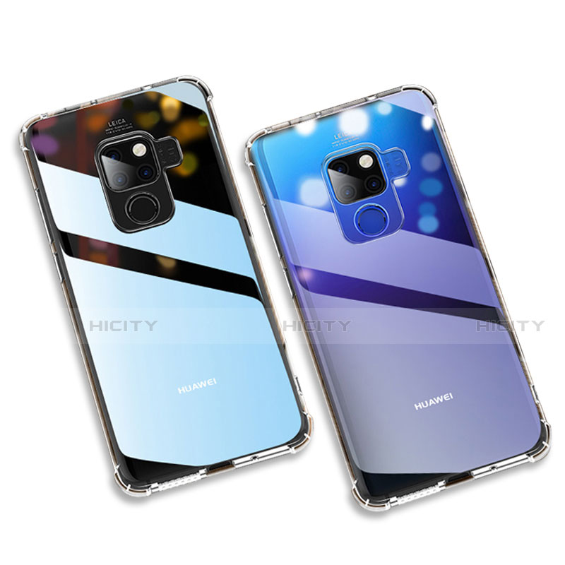 Silikon Schutzhülle Ultra Dünn Tasche Durchsichtig Transparent T02 für Huawei Mate 20 X 5G Klar