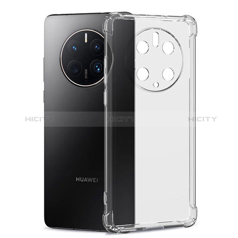 Silikon Schutzhülle Ultra Dünn Tasche Durchsichtig Transparent T02 für Huawei Mate 50 RS Klar