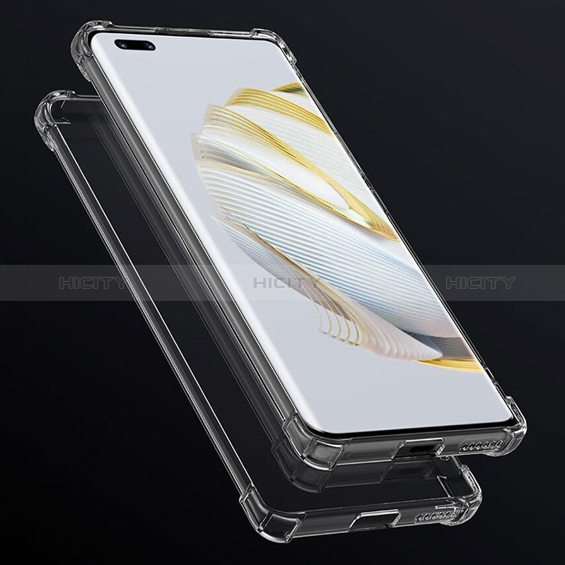 Silikon Schutzhülle Ultra Dünn Tasche Durchsichtig Transparent T02 für Huawei Nova 10 Pro Klar