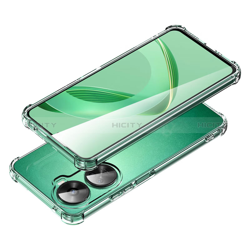 Silikon Schutzhülle Ultra Dünn Tasche Durchsichtig Transparent T02 für Huawei Nova 11 SE Klar