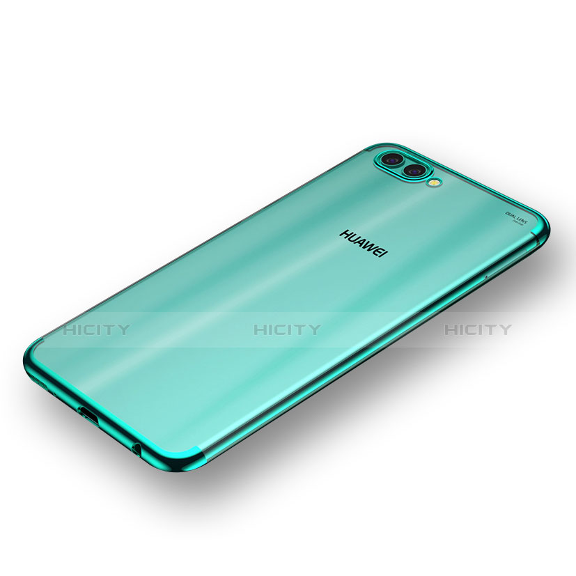 Silikon Schutzhülle Ultra Dünn Tasche Durchsichtig Transparent T02 für Huawei Nova 2S Blau