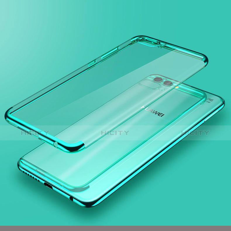 Silikon Schutzhülle Ultra Dünn Tasche Durchsichtig Transparent T02 für Huawei Nova 2S Blau